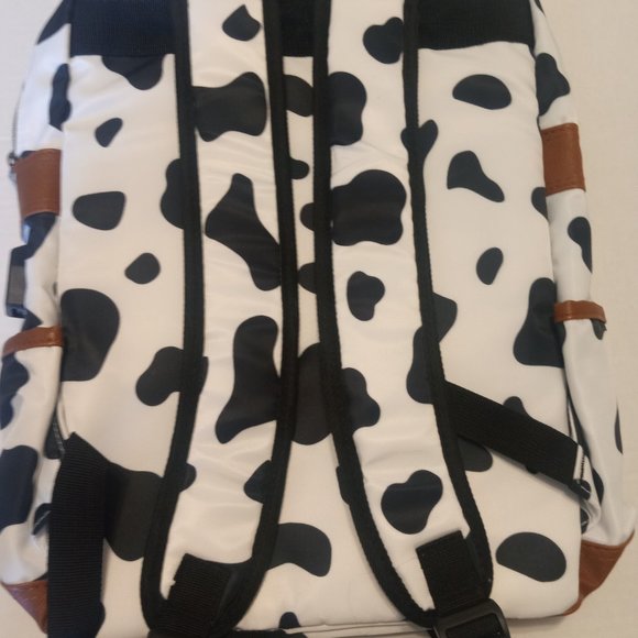 Cow Print Large Bag, Laptop Bag, Diaper Bag - Picture 2 of 5